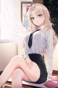 My Platinum-Blonde Childhood Friend is Too Pretty My Platinum-Blonde Childhood Friend is Too Pretty